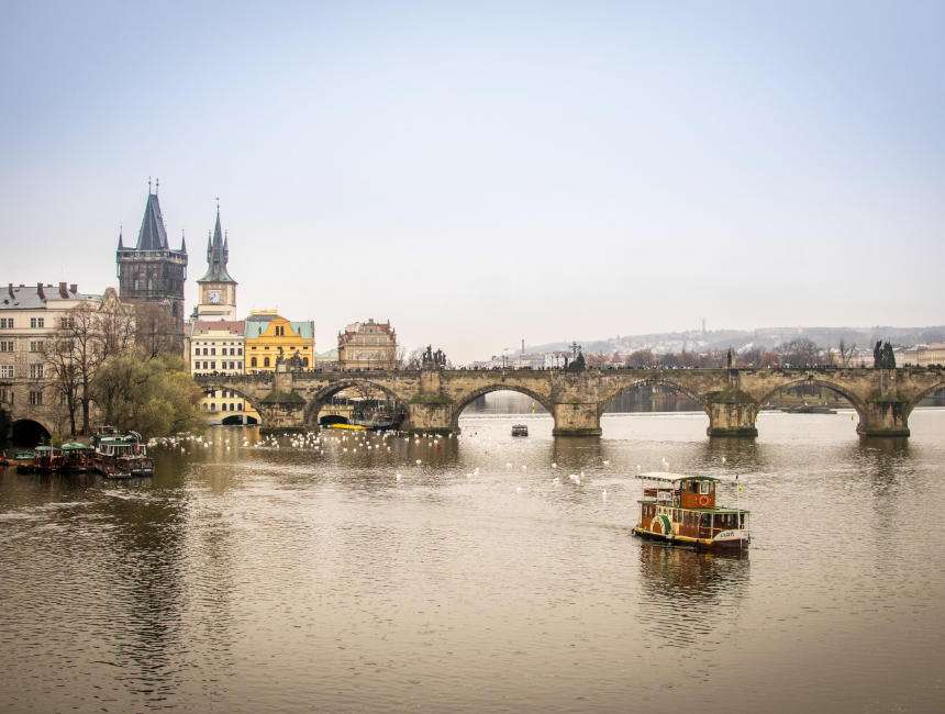 places to visit in prague - Charles Bridge