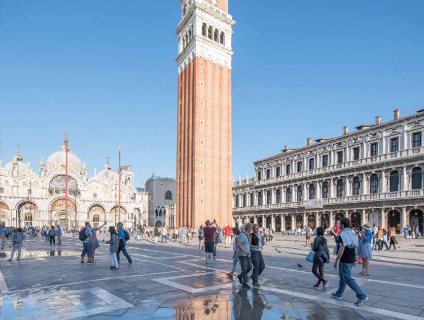 st marks square basilica and bell tower
